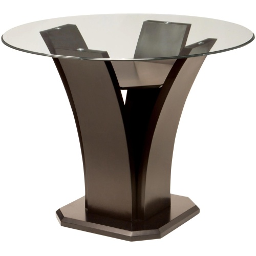 Venice 48" Glass Counter-Height Dining Table