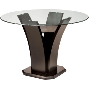 Venice 54" Glass Counter-Height Dining Table