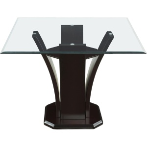 Venice 54" Glass Counter Height Dining Table