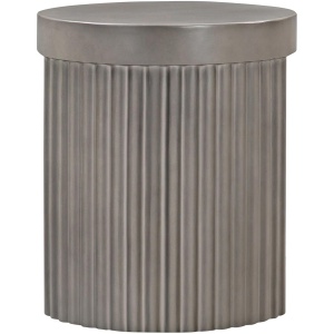 Wave Accent Stool End Table