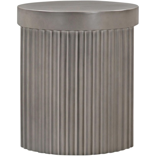 Wave Accent Stool End Table