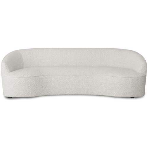 Yasmin 84" Fabric Sofa, Cream Boucle