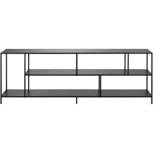 Zinnia 70" TV Stand with Metal Shelves