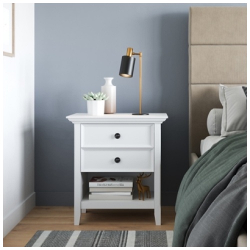 Amherst Nightstand, White