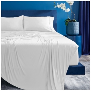 BEDGEAR Ver-Tex King Sheet Set, Bright White