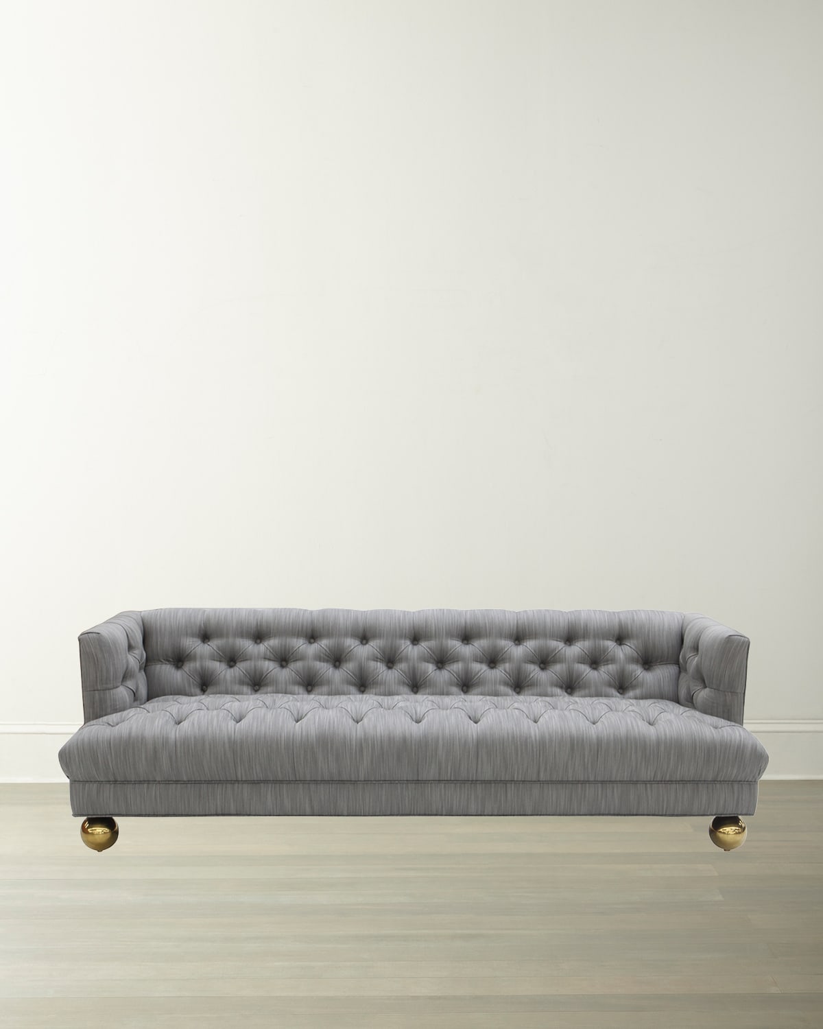 Baxter T-Arm Sofa with Ball Feet