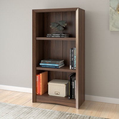 "CorLiving Quadra 47" Bookcase", Walnut