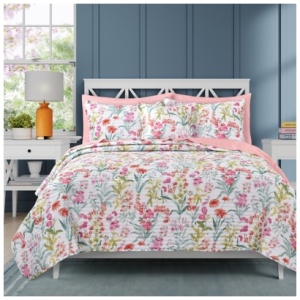 J. Queen Bold Tallulah King/California King 3 Piece Quilt Set, Pink