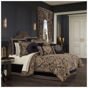 J. Queen New York Amara Queen 4 Piece Comforter Set, Indigo