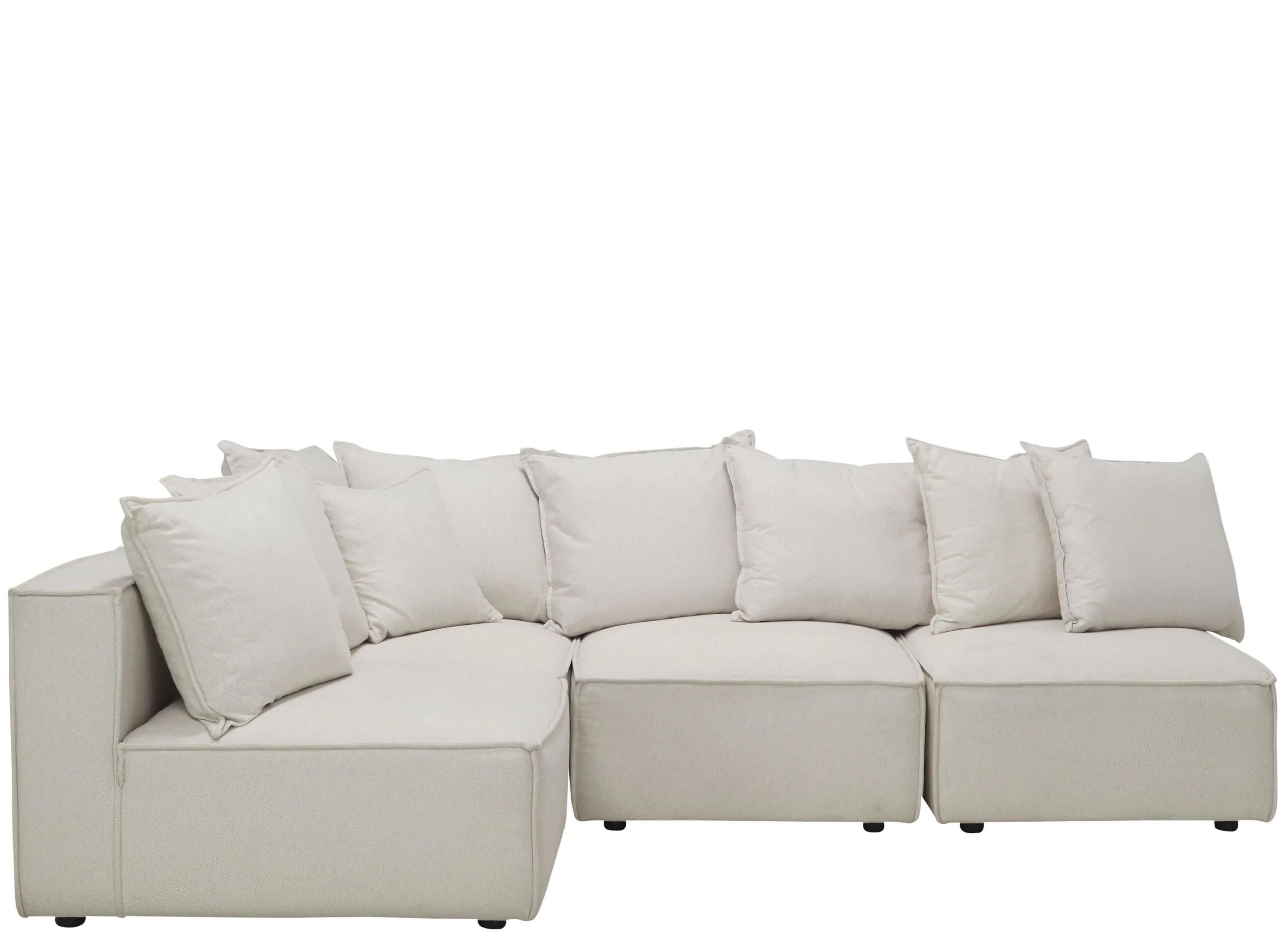 Loris Chenille 4-pc. Pit Sectional