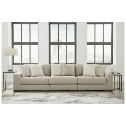 Lyndeboro 3-Piece Modular Sofa, Wicker