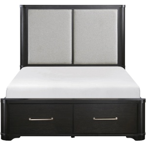 Maypop Platform Bed w/ Footboard Storage