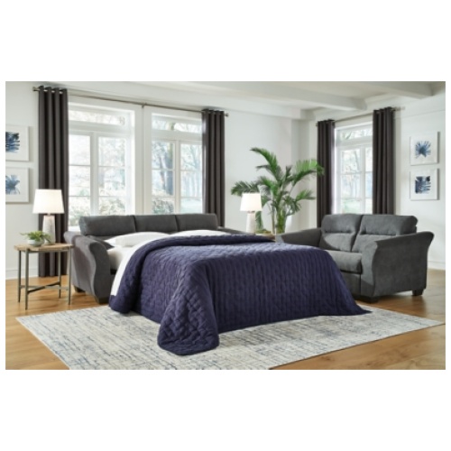 Miravel Queen Sofa Sleeper, Gunmetal