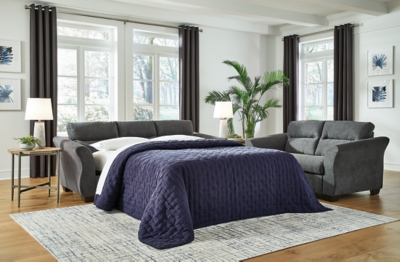 Miravel Queen Sofa Sleeper, Gunmetal