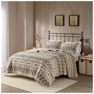 Montana King/California King Printed Oversized Quilt Mini Set