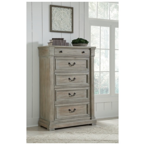 Moreshire 5 Drawer Chest of Drawers, Bisque