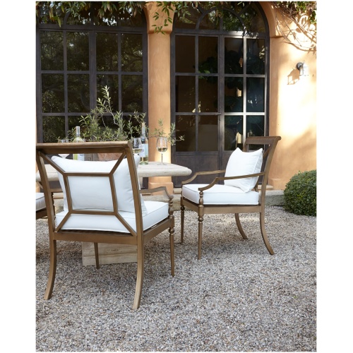 Two Sophia Outdoor Dining Chairs