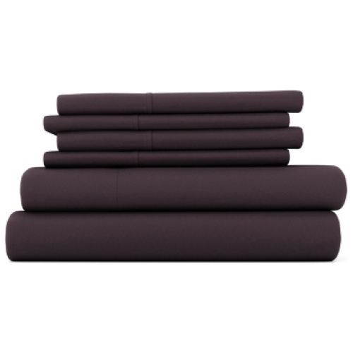 iEnjoy Home Luxury Ultra Soft Full Bed Sheet Set, Purple