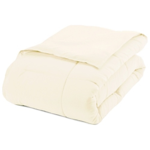 iEnjoy Home Microfiber King/California King Premium Down Alternative Comforter, Ivory