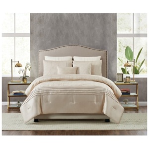 5th Avenue Lux Noelle Queen Comforter Set, Gold