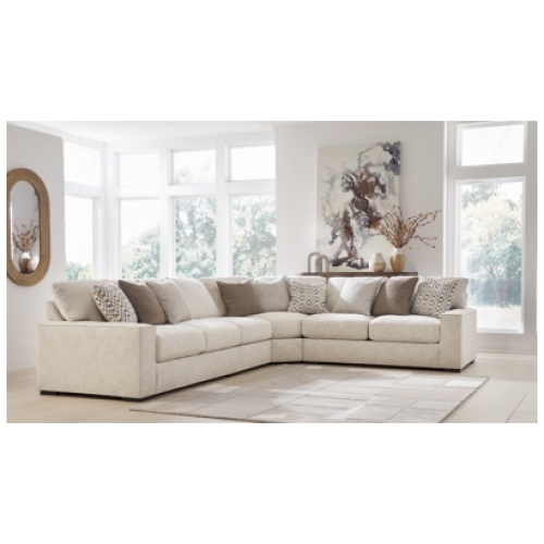 Abberson 4-Piece Sectional, Oatmeal