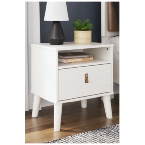 Aprilyn 20" 1 Drawer Nightstand, White