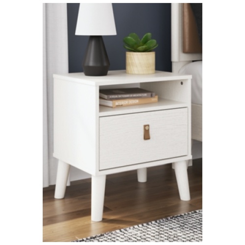 Aprilyn 20" 1 Drawer Nightstand, White
