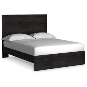 Belachime Queen Panel Bed, Charcoal