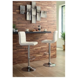 Bellatier 2-Piece Bar Stool, Bone