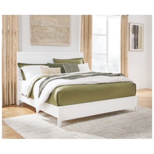 Binterglen Queen Panel Bed, White