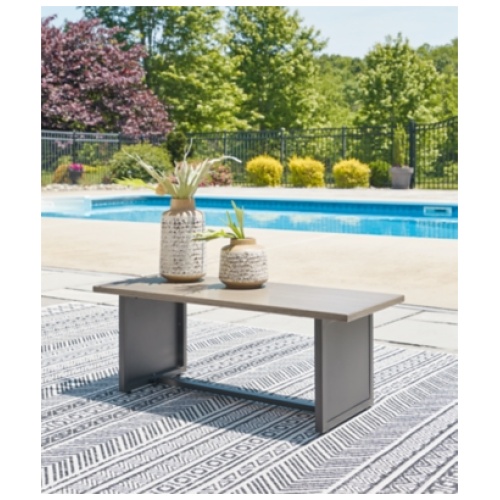 Bree Zee Outdoor End Table, Brown