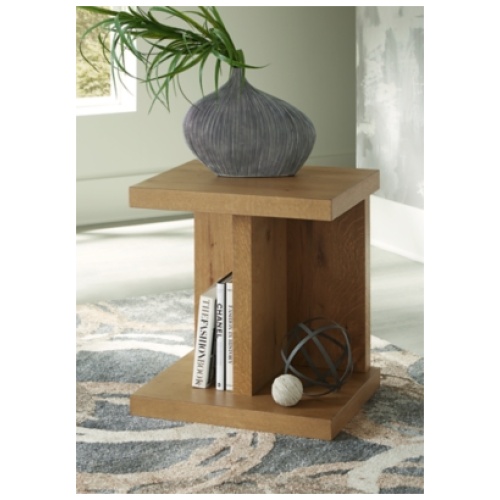 Brinstead Chairside End Table, Light Brown