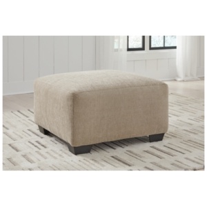 Brogan Bay Oversized Accent Ottoman, Cork