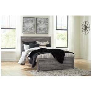 Bronyan Queen Panel Bed, Dark Gray
