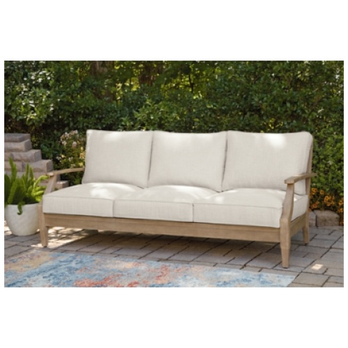 Carter Hall Outdoor Sofa with Cushion, Beige
