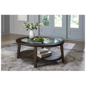 Celamar Coffee Table, Dark Brown