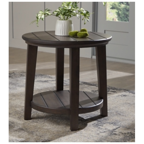Celamar End Table, Dark Brown