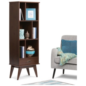 Draper Bookcase and Storage Unit, Brown