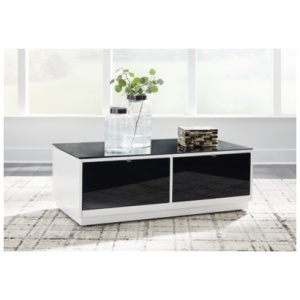 Gardoni Coffee Table, White/Black