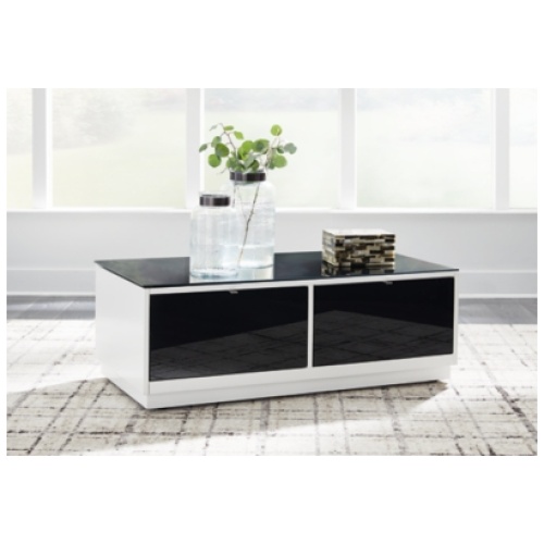 Gardoni Coffee Table, White/Black
