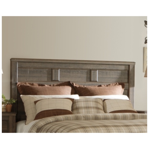 Juararo Queen Panel Headboard, Dark Brown