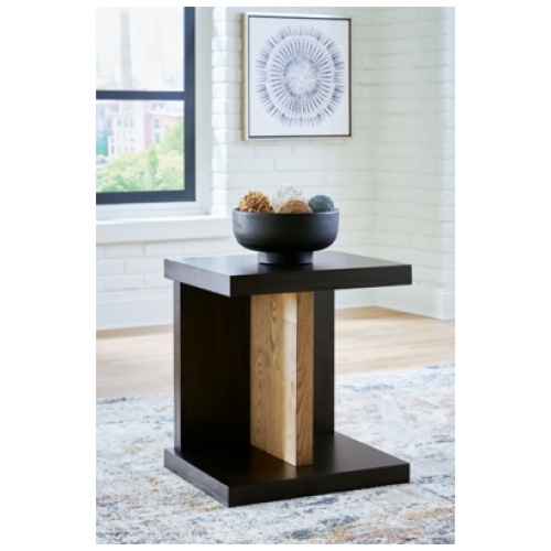 Kocomore Chairside End Table, Brown/Natural