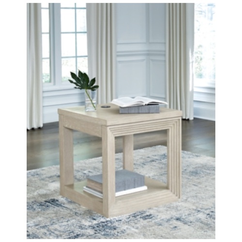 Marxhart End Table, Bisque