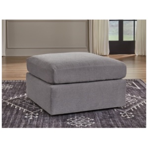 Modmax Performance Fabric Accent Ottoman, Granite