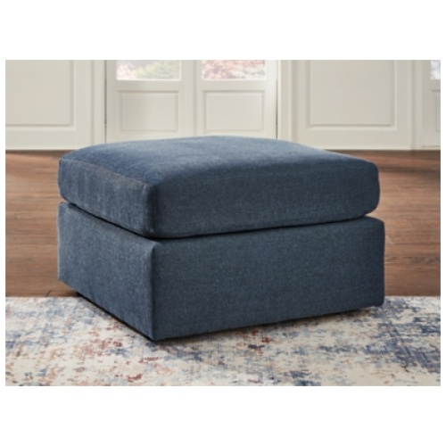 Modmax Performance Fabric Oversized Accent Ottoman, Ink