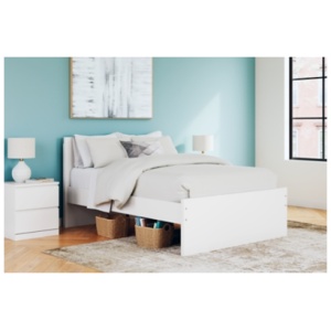 Onita Full Panel Platform Bed, White
