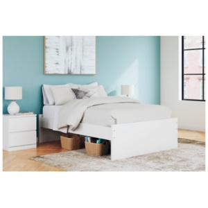 Onita Full Platform Bed, White