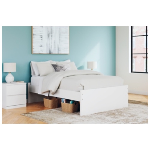 Onita Full Platform Bed, White
