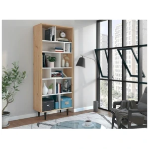 Ren Home Rakel 70" Bookcase, Light Oak