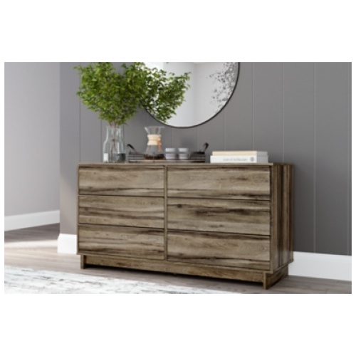 Shallifer 6 Drawer Dresser, Brown